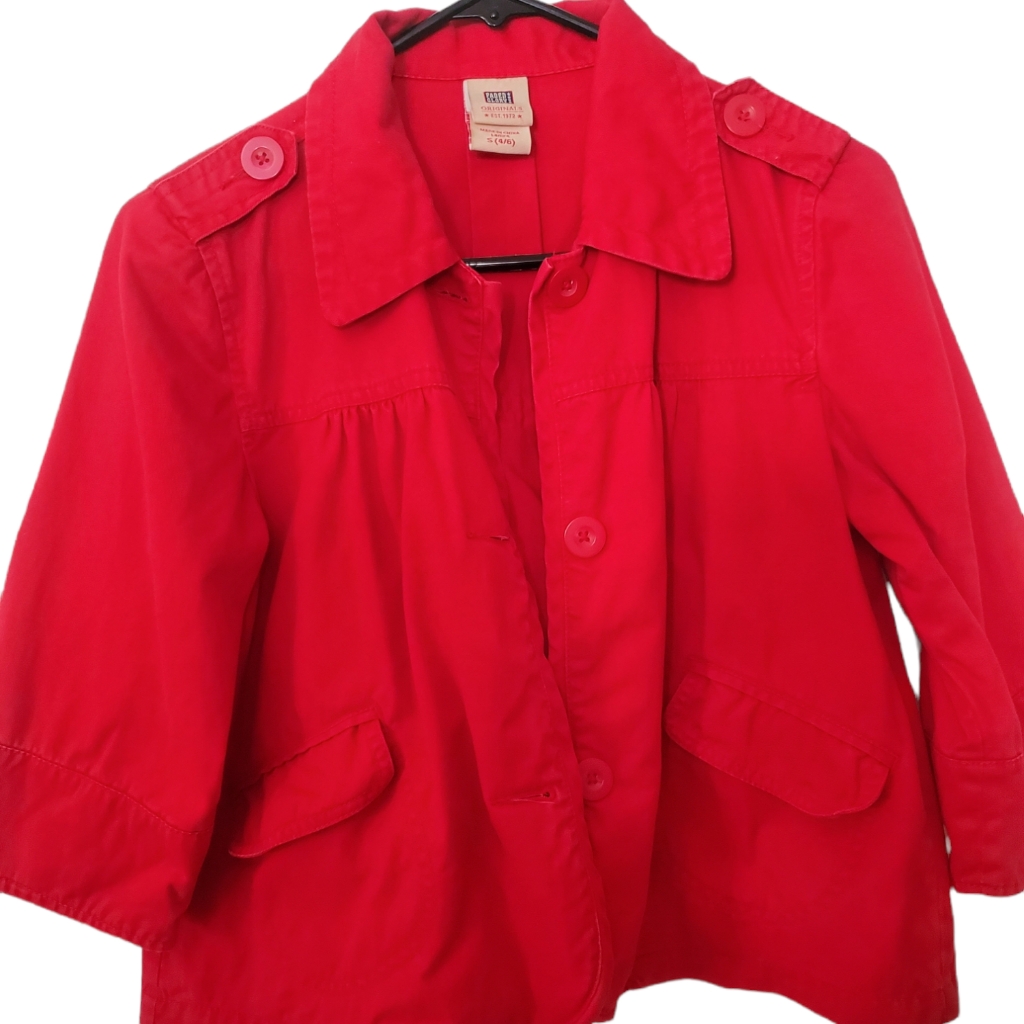 Red Button-Up Jacket